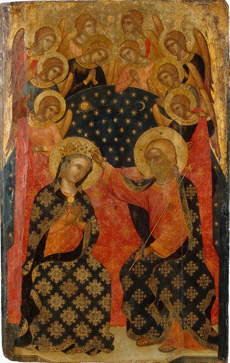 Koronacja Dziewicy, 1360s autorstwa Caterino Veneziano I