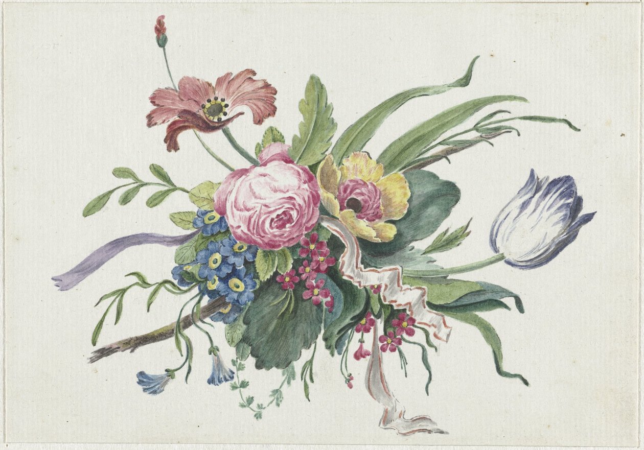 kompozycja kwiatowa autorstwa Catharina Wilhelmina Schweickhardt