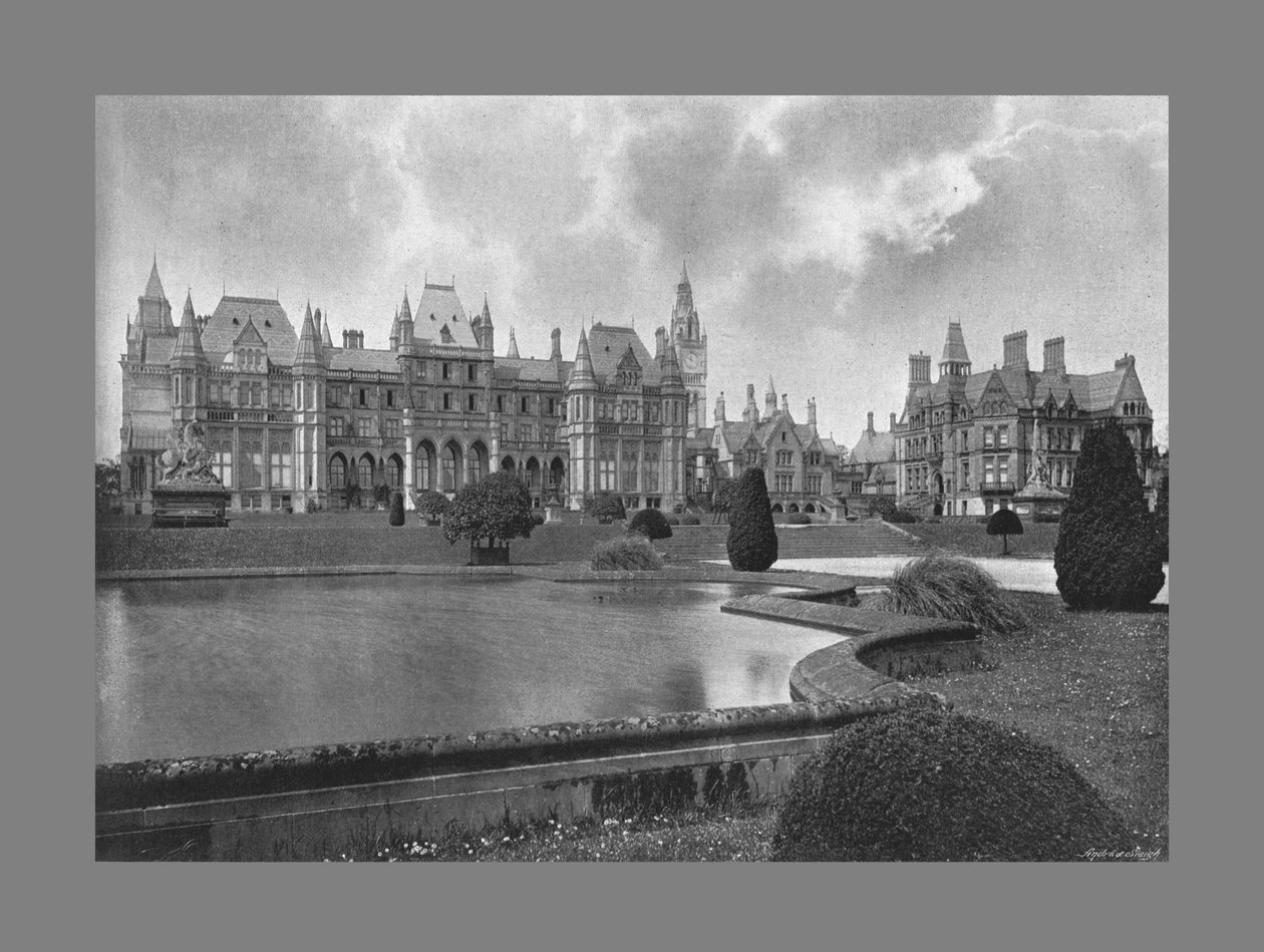 Eaton Hall, ok. 1900 autorstwa Catherall and Pritchard