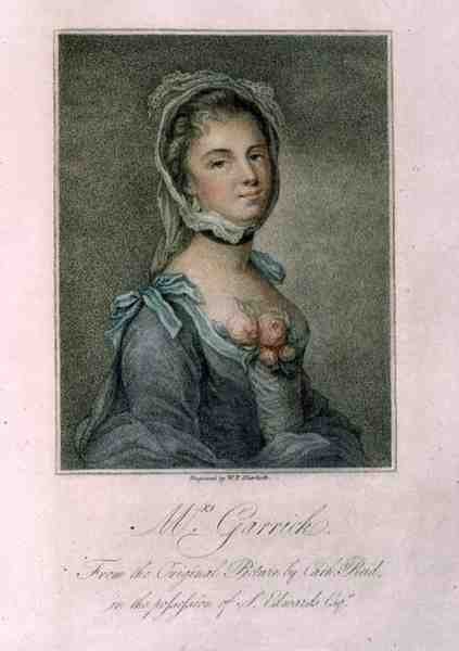 Pani Garrick, wyryte przez W.P. Sherlocka autorstwa Catherine (after) Read