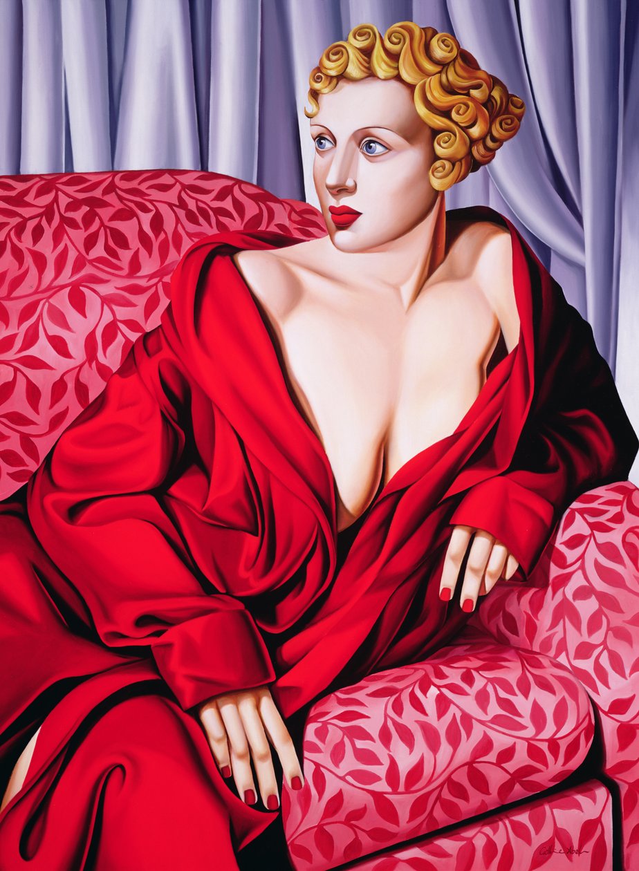 czerwone kimono autorstwa Catherine Abel