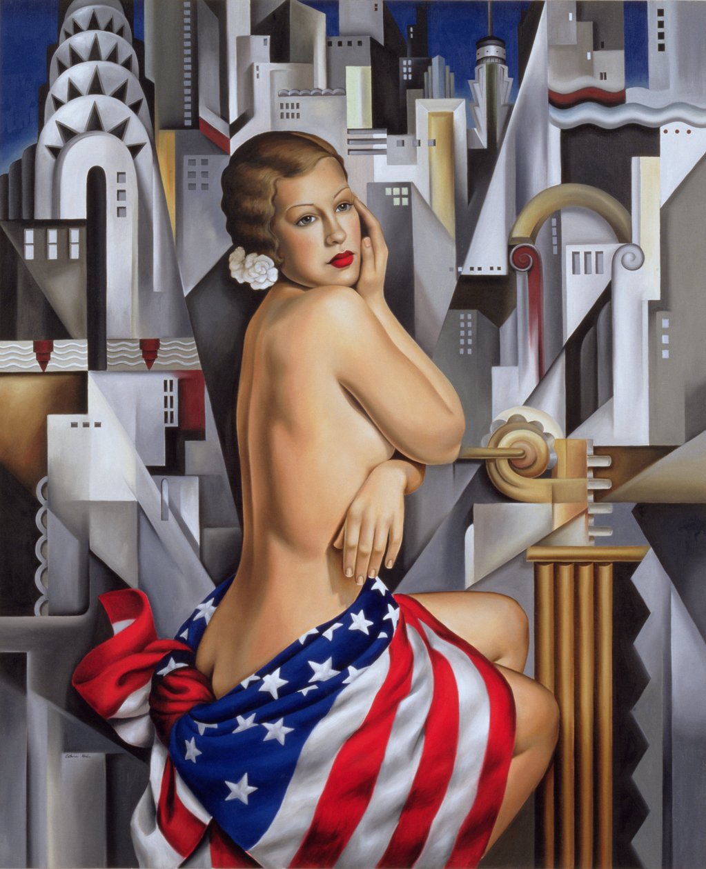 The Beauty of Her (olej na płótnie) autorstwa Catherine Abel