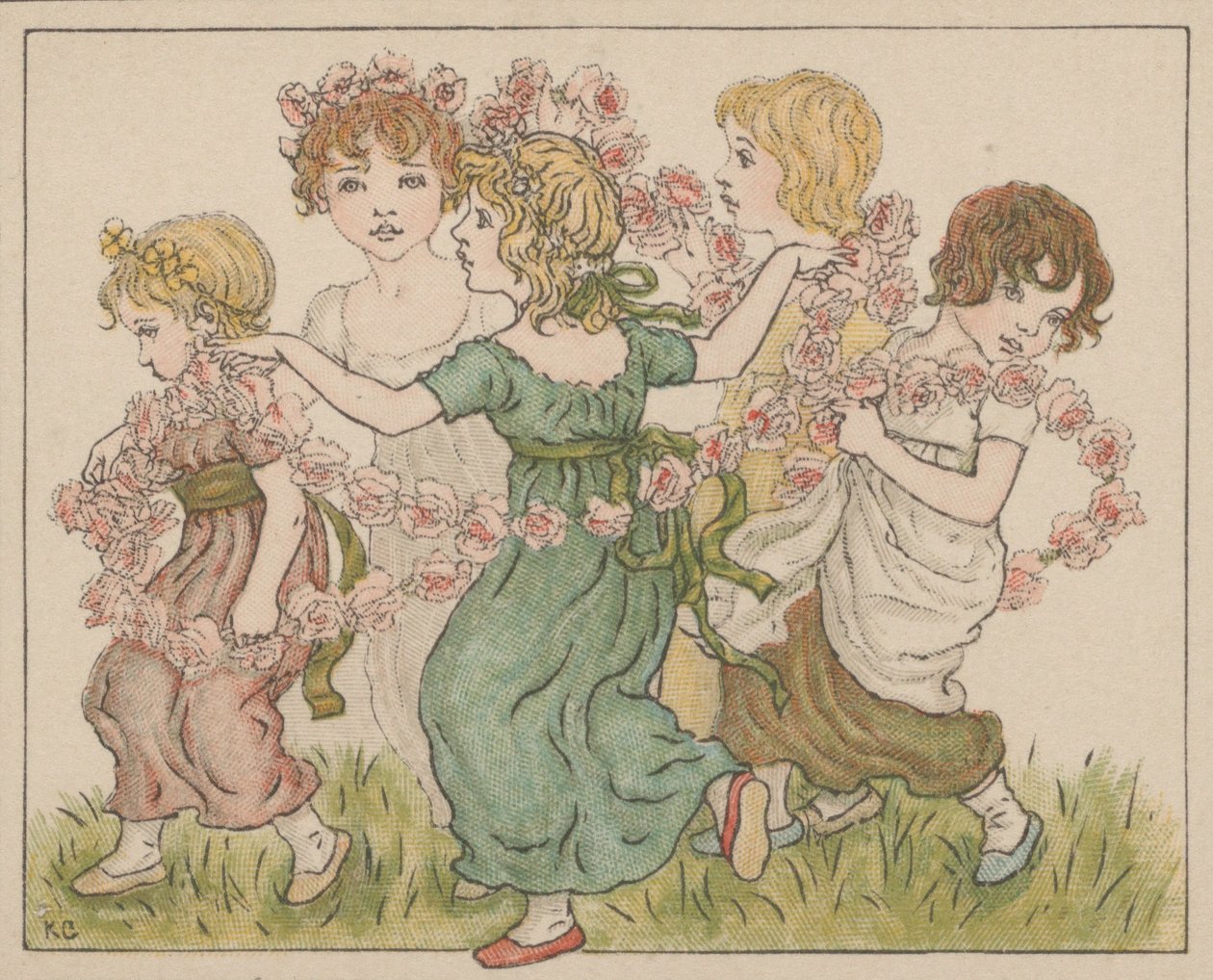 Walentynki, ca. 1880. autorstwa Catherine Greenaway