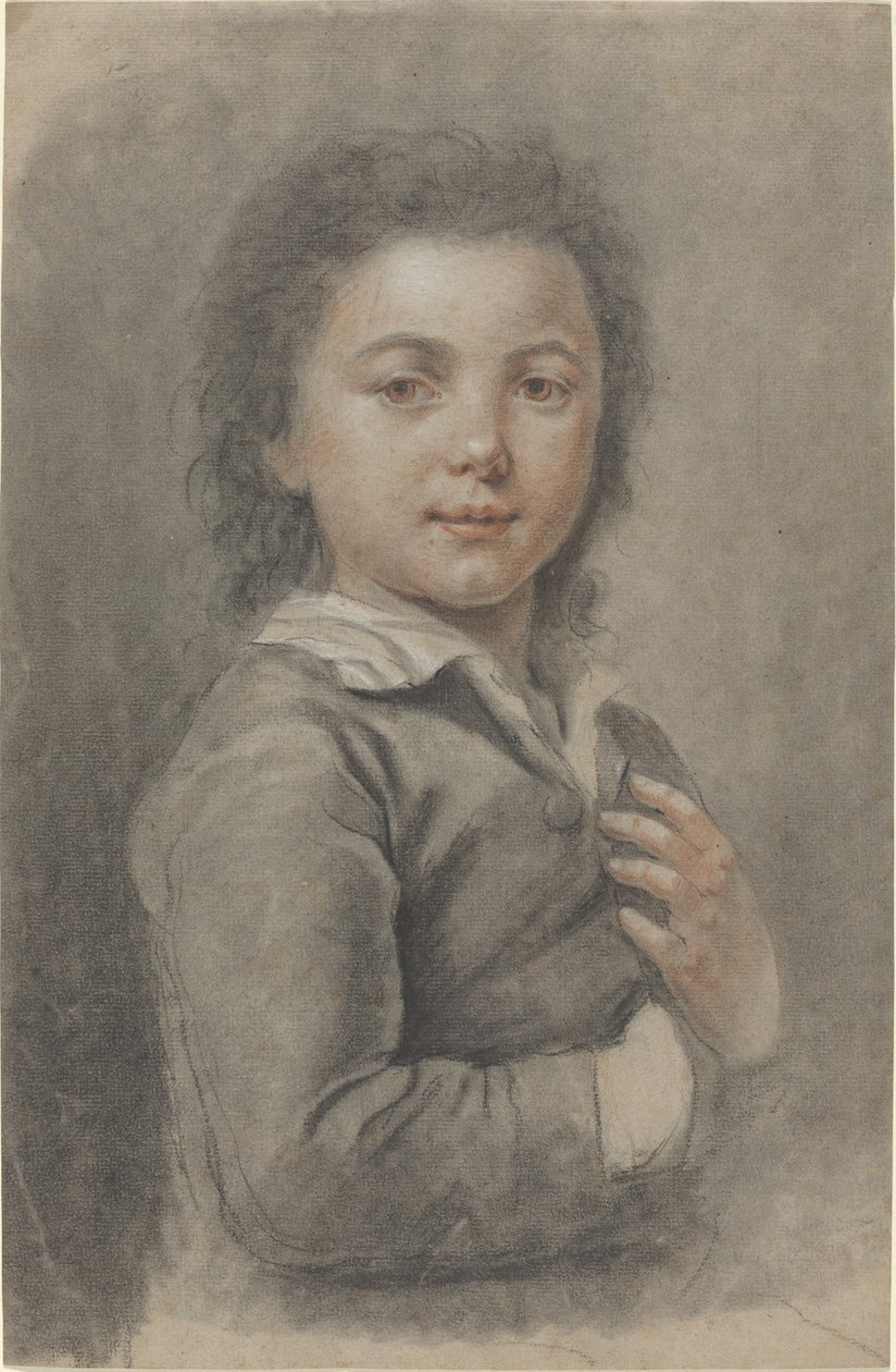 Portret młodego chłopca autorstwa Catherine Lusurier