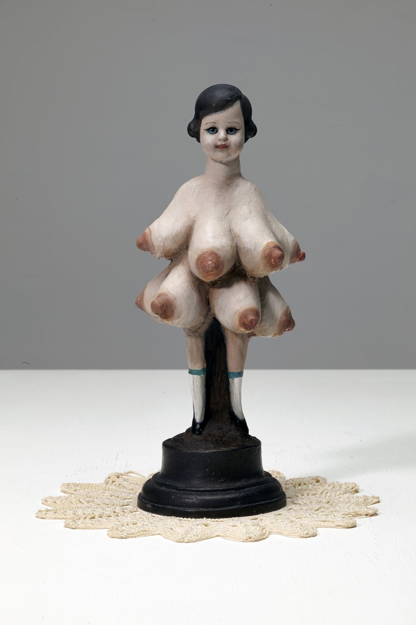 El Shaddai, 2013 (farba olejna na patynowanym brązie) autorstwa Cathie Pilkington