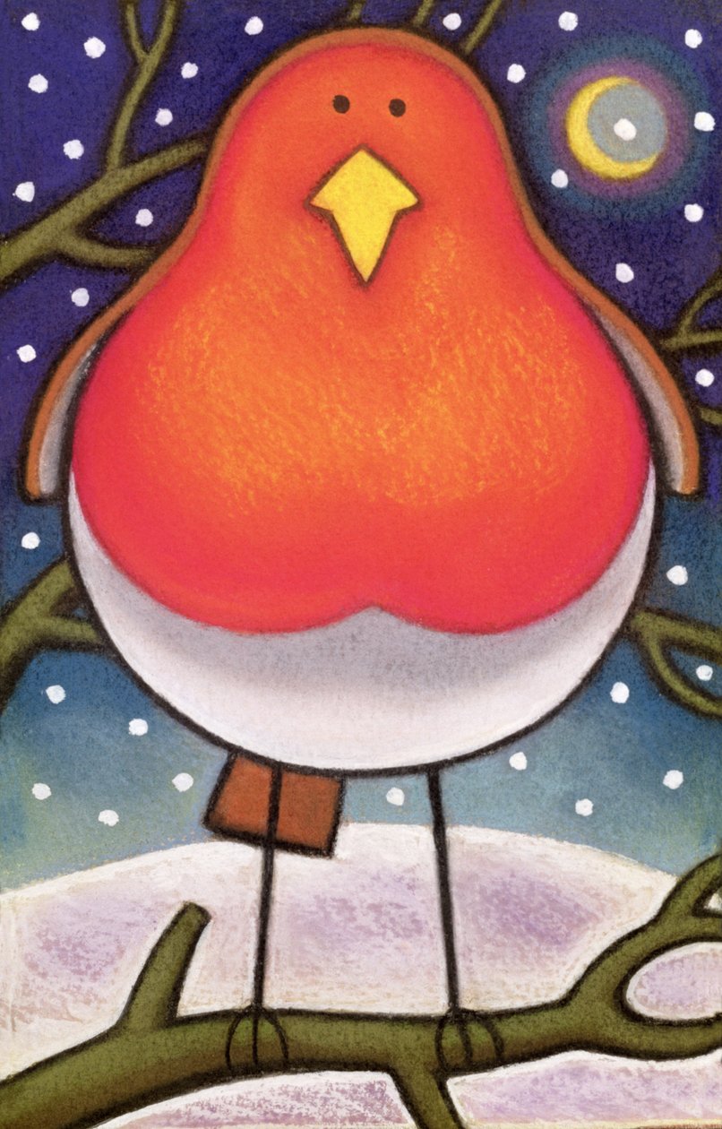 Świąteczny Robin, 1997 autorstwa Cathy Baxter