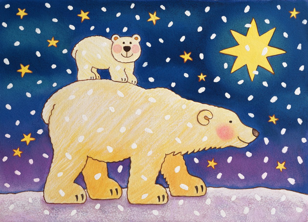 Jazda polarna, 1996 (pastel) autorstwa Cathy Baxter