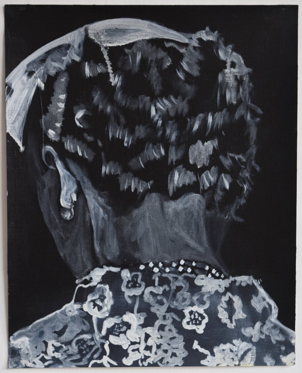 Belladonna: Ann, 2014 (olej i akryl na papierze) autorstwa Cathy Lomax