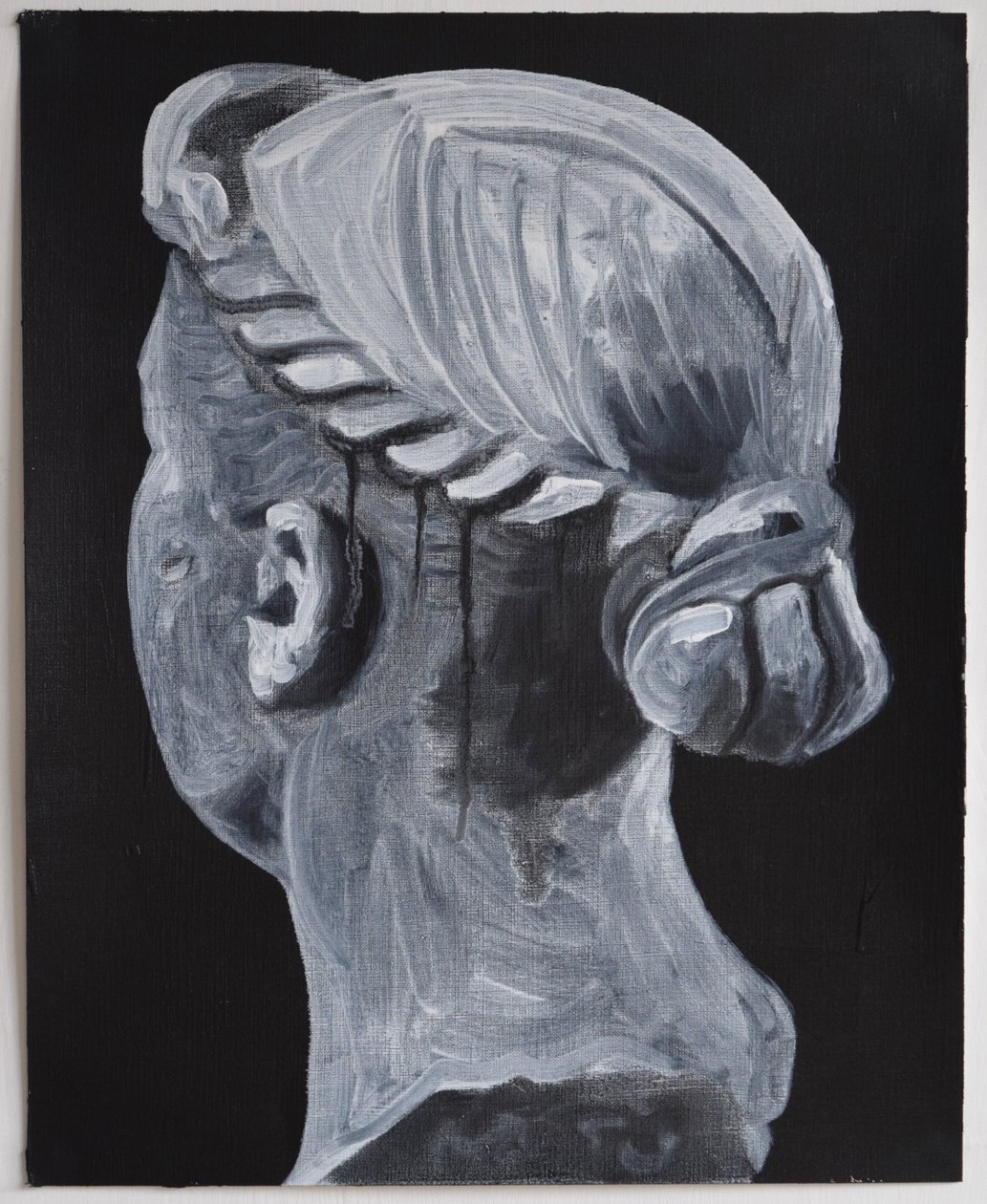 Belladonna: Nodus  Vitta, 2014 (olej i akryl na papierze) autorstwa Cathy Lomax