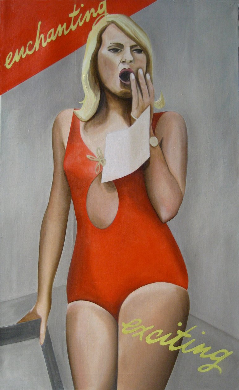 Enchanting, Exciting, 2007 (olej na płótnie) autorstwa Cathy Lomax