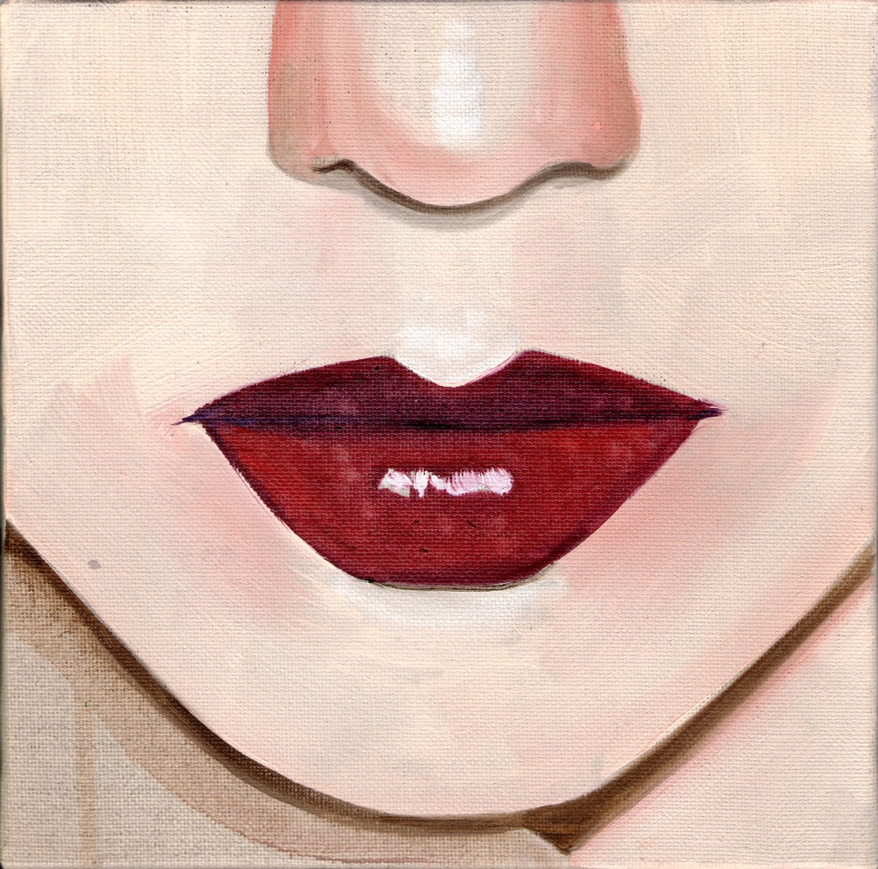 Maquillage 7, 2013 (olej na płótnie) autorstwa Cathy Lomax