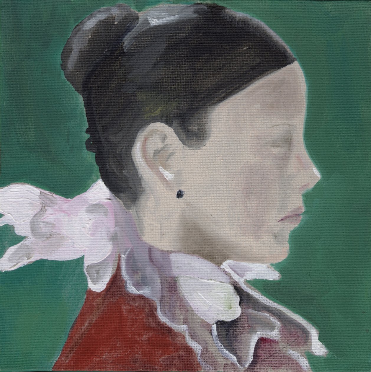 Mock Tudor 13, 2011 (olej na płótnie) autorstwa Cathy Lomax