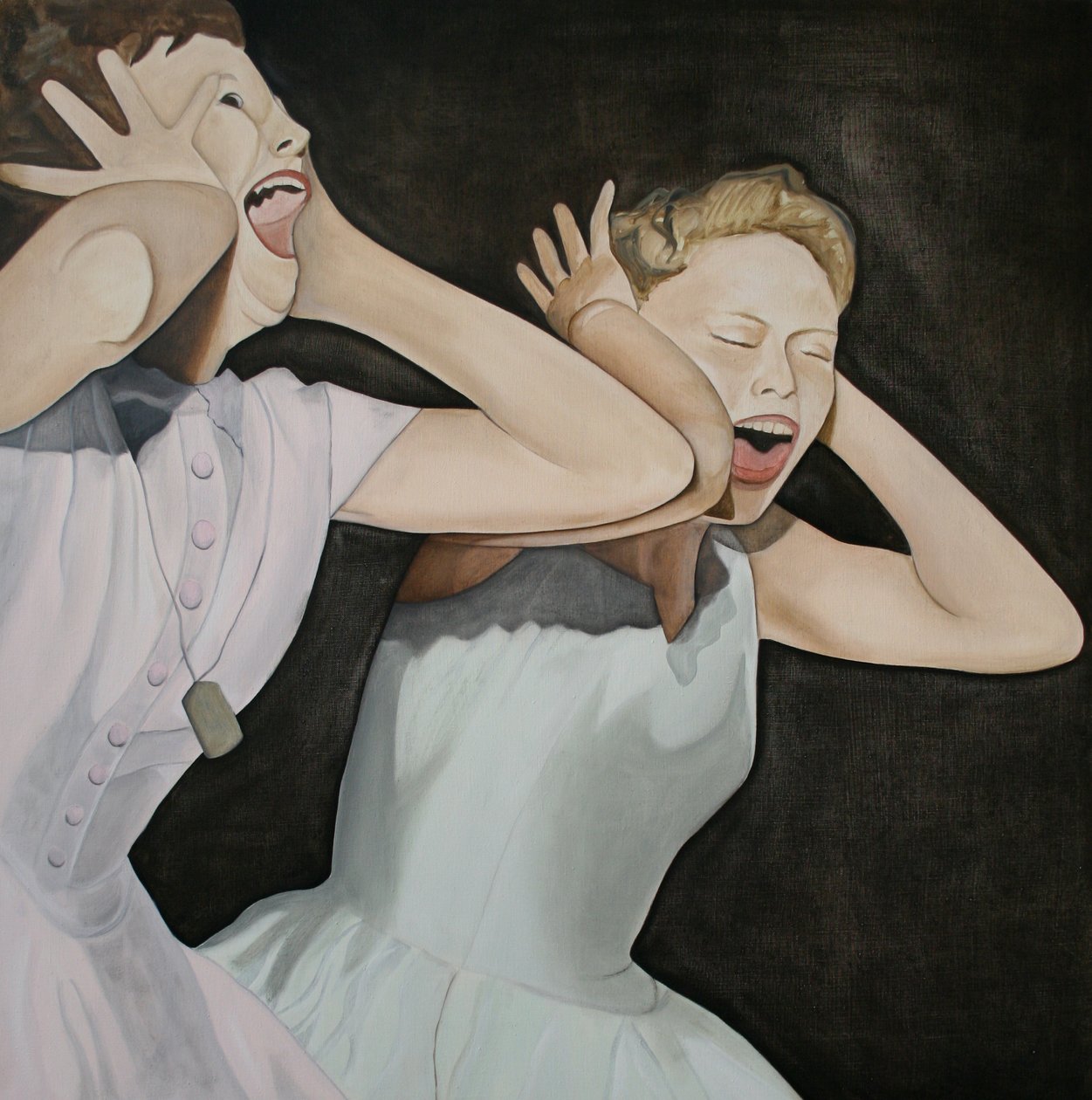Shang-a-lang, 2003 (olej na płótnie) autorstwa Cathy Lomax