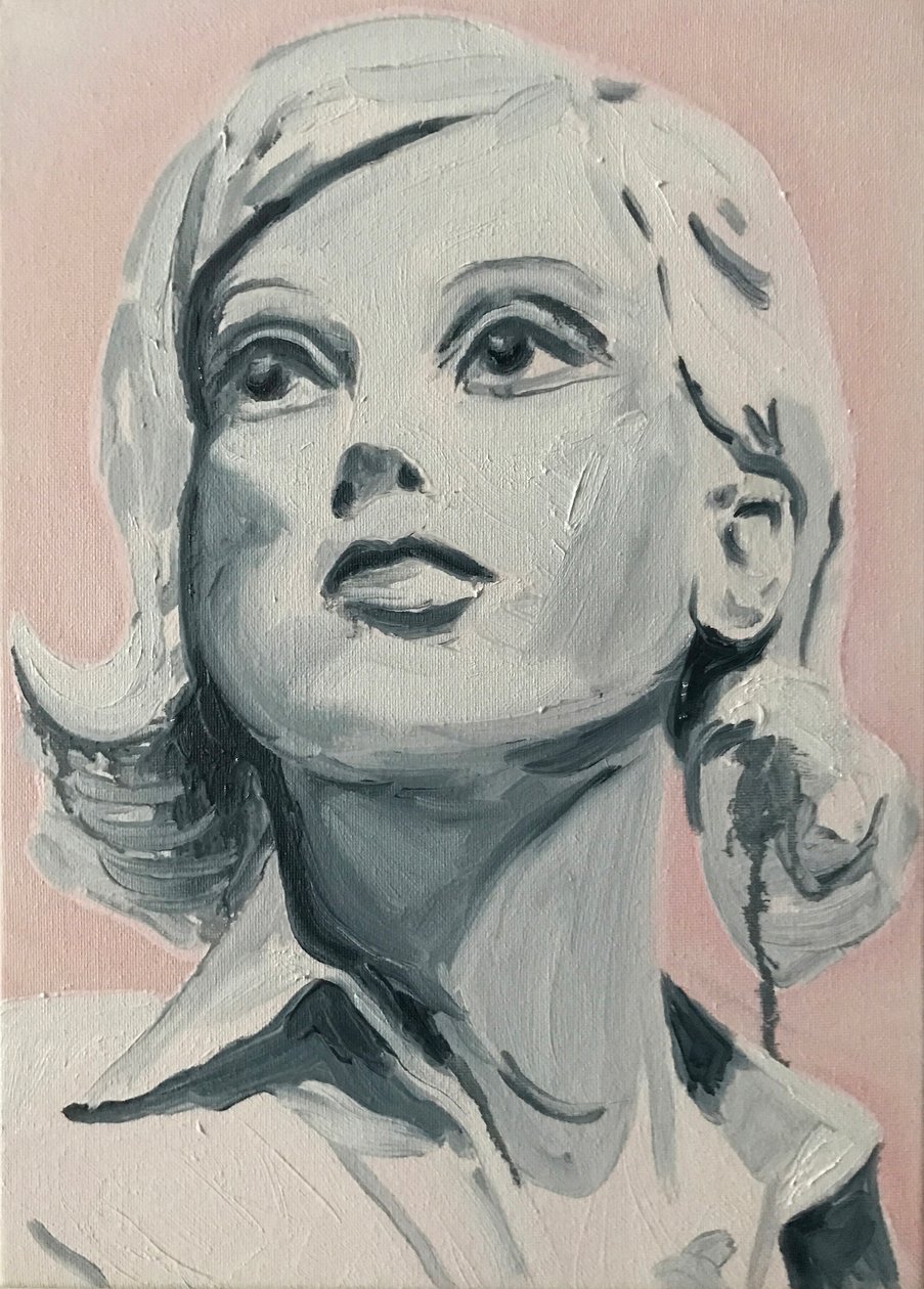 The Merry Maidens: Darcey, 2017 (olej na płótnie) autorstwa Cathy Lomax