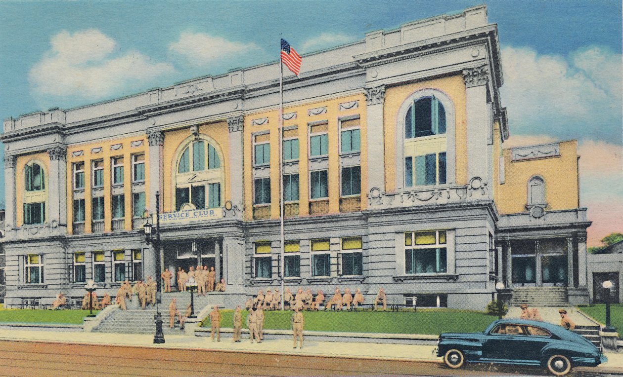 Klub Służby, 1942 autorstwa Caufield and Shook