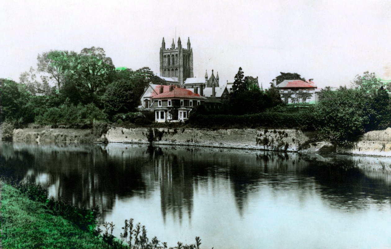 Katedra w Hereford, 1926. autorstwa Cavenders Ltd