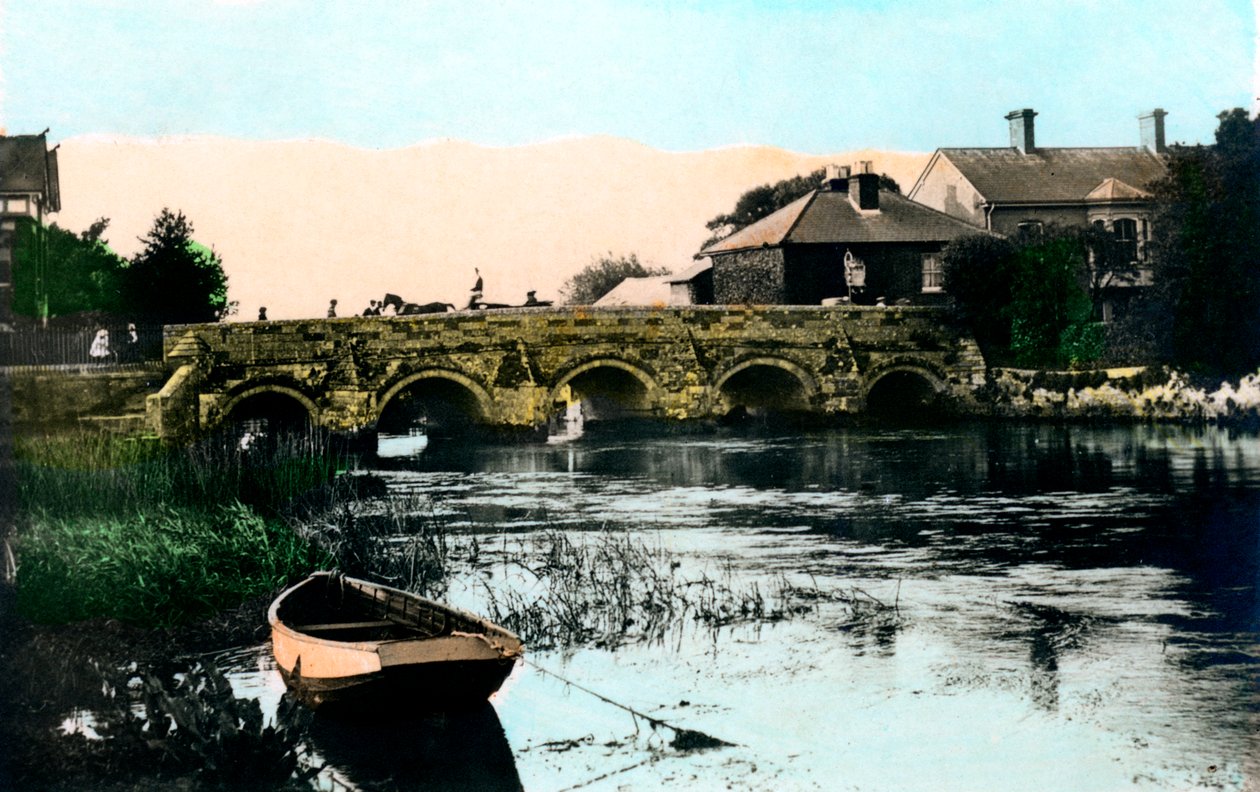 Stary Most, Christchurch, Dorset, 1926. autorstwa Cavenders Ltd