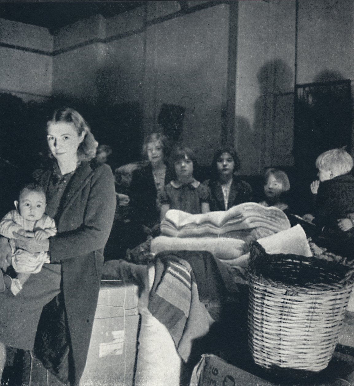 Koce dla bezdomnych, 1941 autorstwa Cecil Beaton