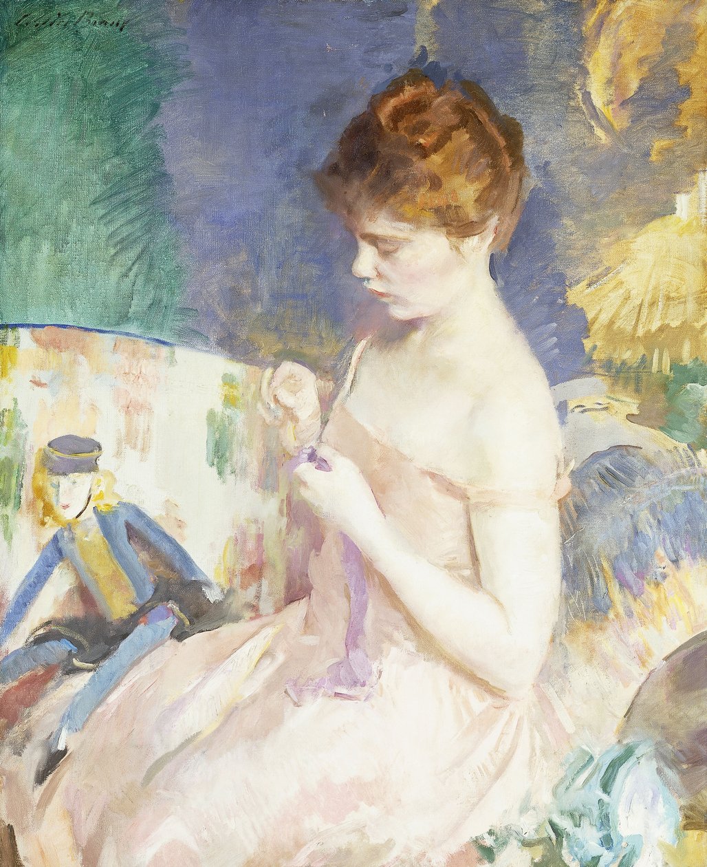 ubieranie lalek autorstwa Cecilia Beaux