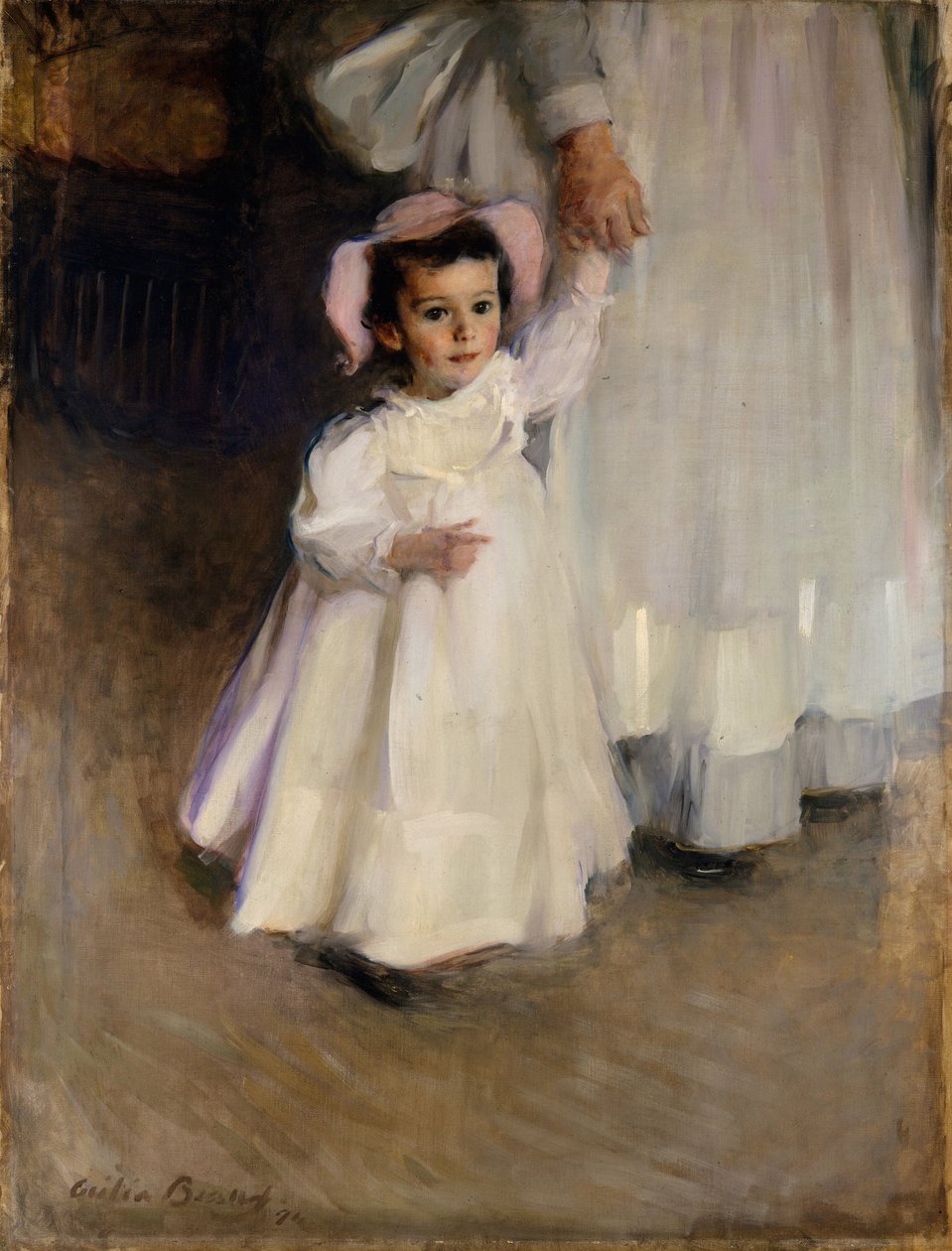 Ernesta (dziecko z pielęgniarką), 1894 autorstwa Cecilia Beaux