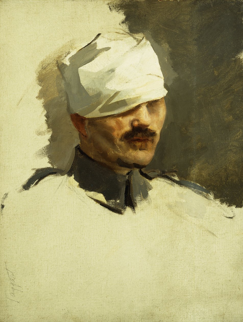 Porucznik Jean Julien Lemordant, ok. 1930 r. 1918 (olej na płótnie) autorstwa Cecilia Beaux