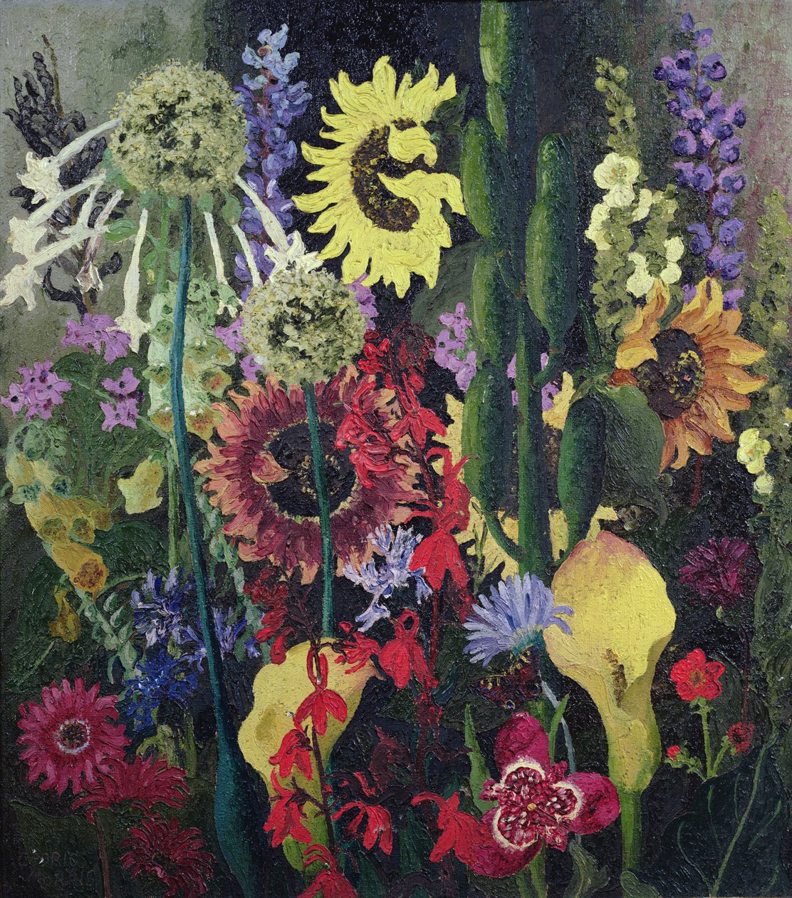 Krajobraz ogrodowy nr 2 autorstwa Cedric Morris