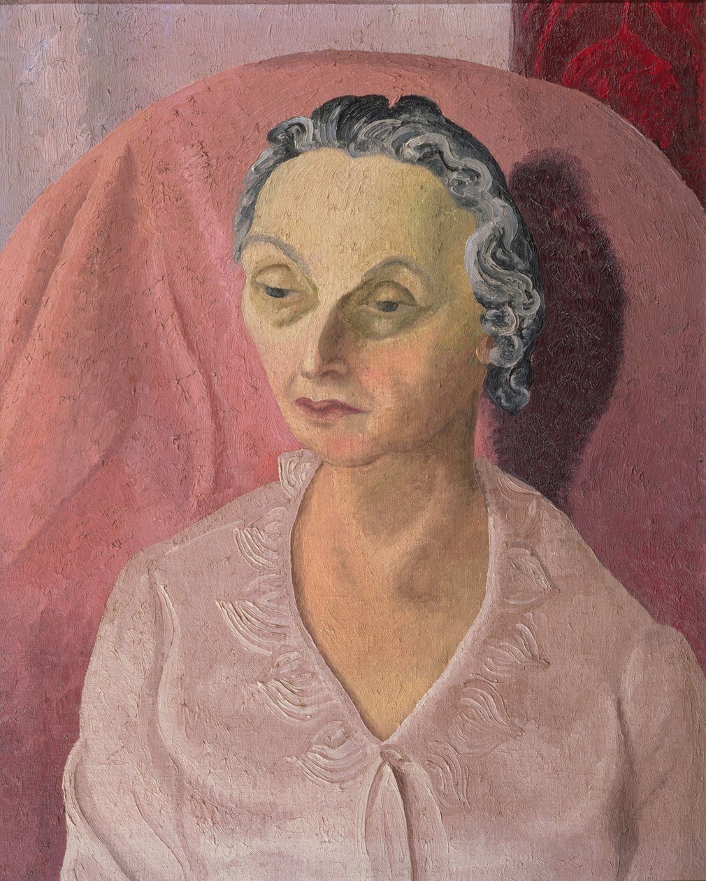 Portret pani R.A. Gorer autorstwa Cedric Morris