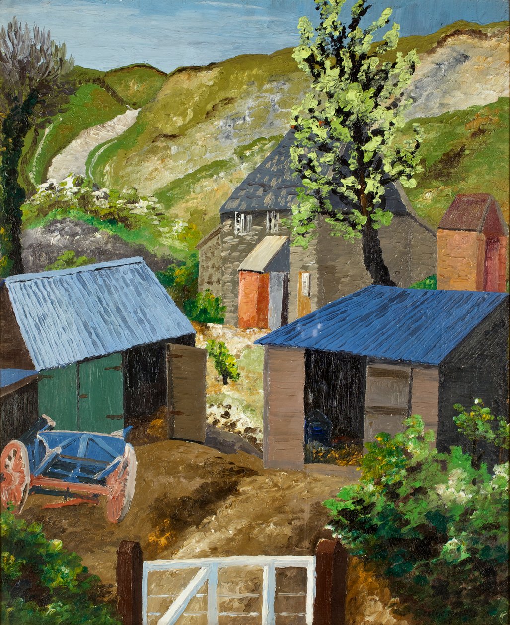 Gospodarstwo, Dorset autorstwa Cedric Morris