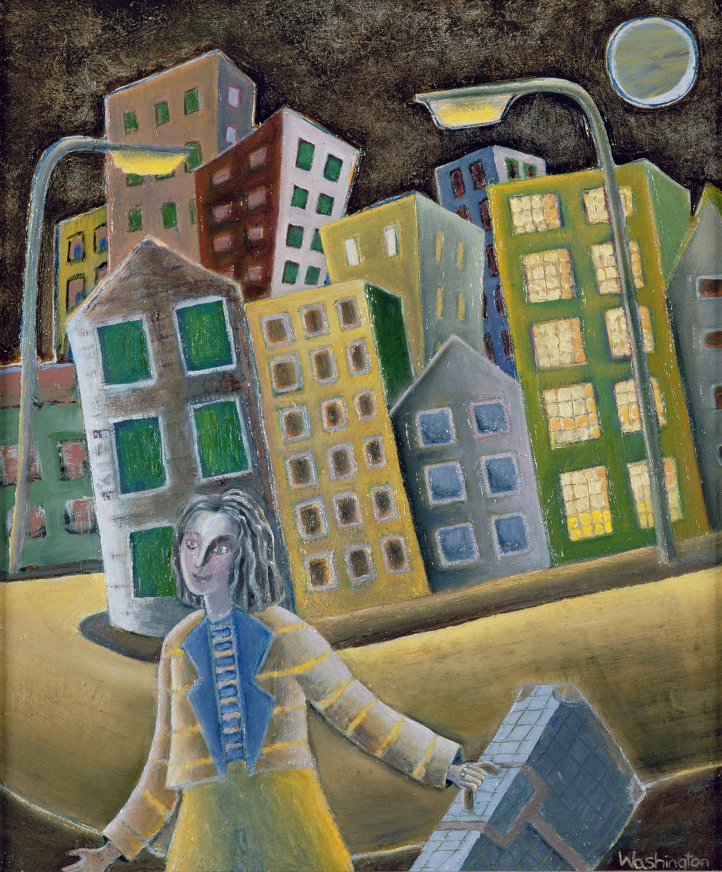 Zagadka odejścia, 1989 autorstwa Celia Washington