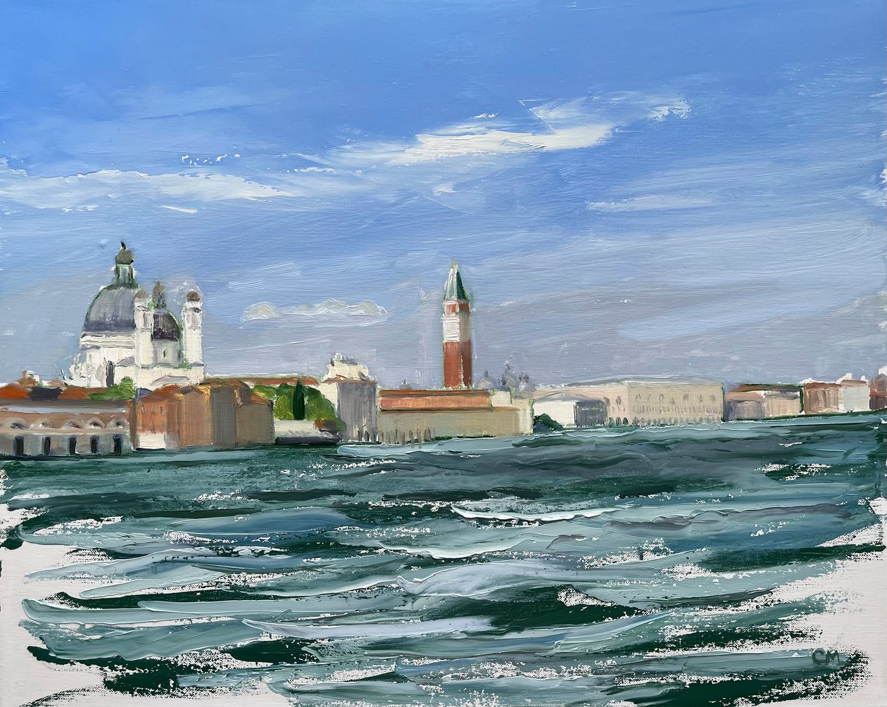 Ah Venezia! 2025 (olej na płótnie) autorstwa Celia Montague