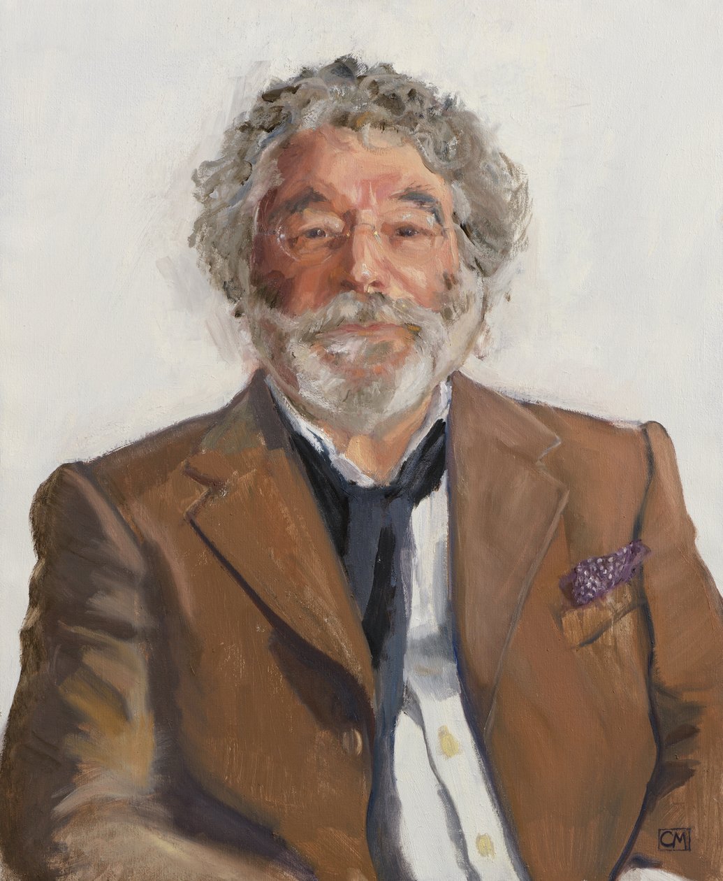 Craig Raine, angielski poeta, 2022 (olej na płótnie) autorstwa Celia Montague