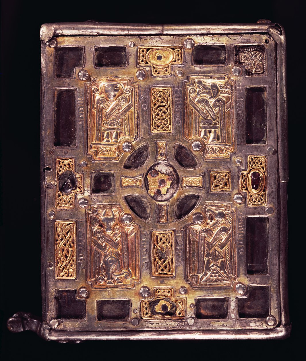 Book-Shrine lub Cumdach of Molaise, ok. 1001-25 (brąz pokryty srebrem) (patrz także 120797 i 228637) autorstwa Celtic
