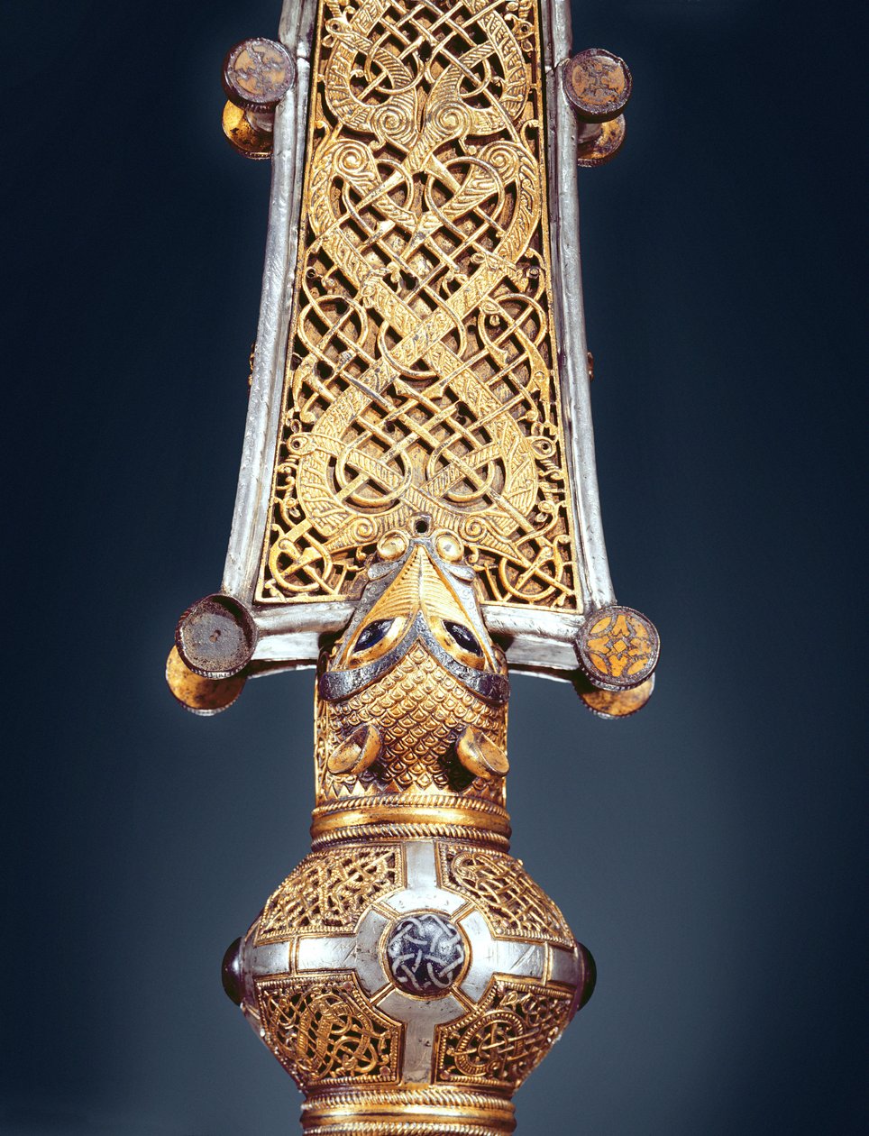 Krzyż Konga, hrabstwo Mayo, brąz z epoki wikingów, złoty filigran, niello i szkło z 340915 autorstwa Celtic