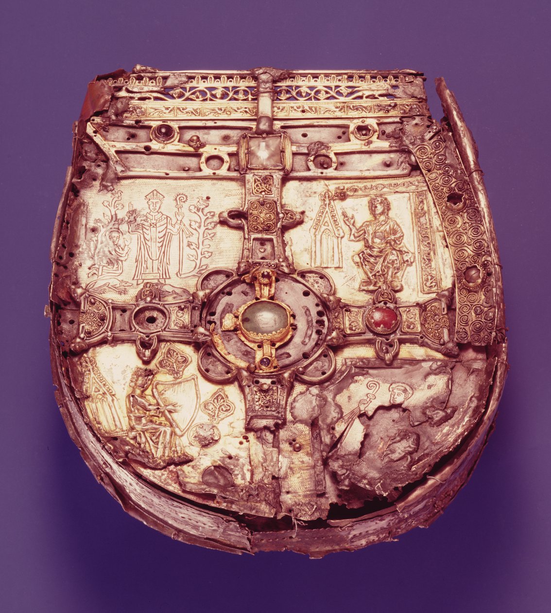 Sanktuarium Zęba Świętego Patryka, Athenry, hrabstwo Galway (drewno, brąz i złoto) (patrz także 390455) autorstwa Celtic