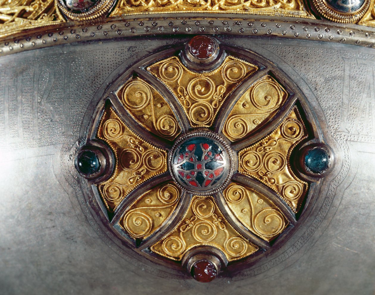 Ardagh Kielich, Reerasta, County Limerick, srebro ze srebrnymi złoceniami, emalią, mosiądzem i brązem z 228699 autorstwa Celtic