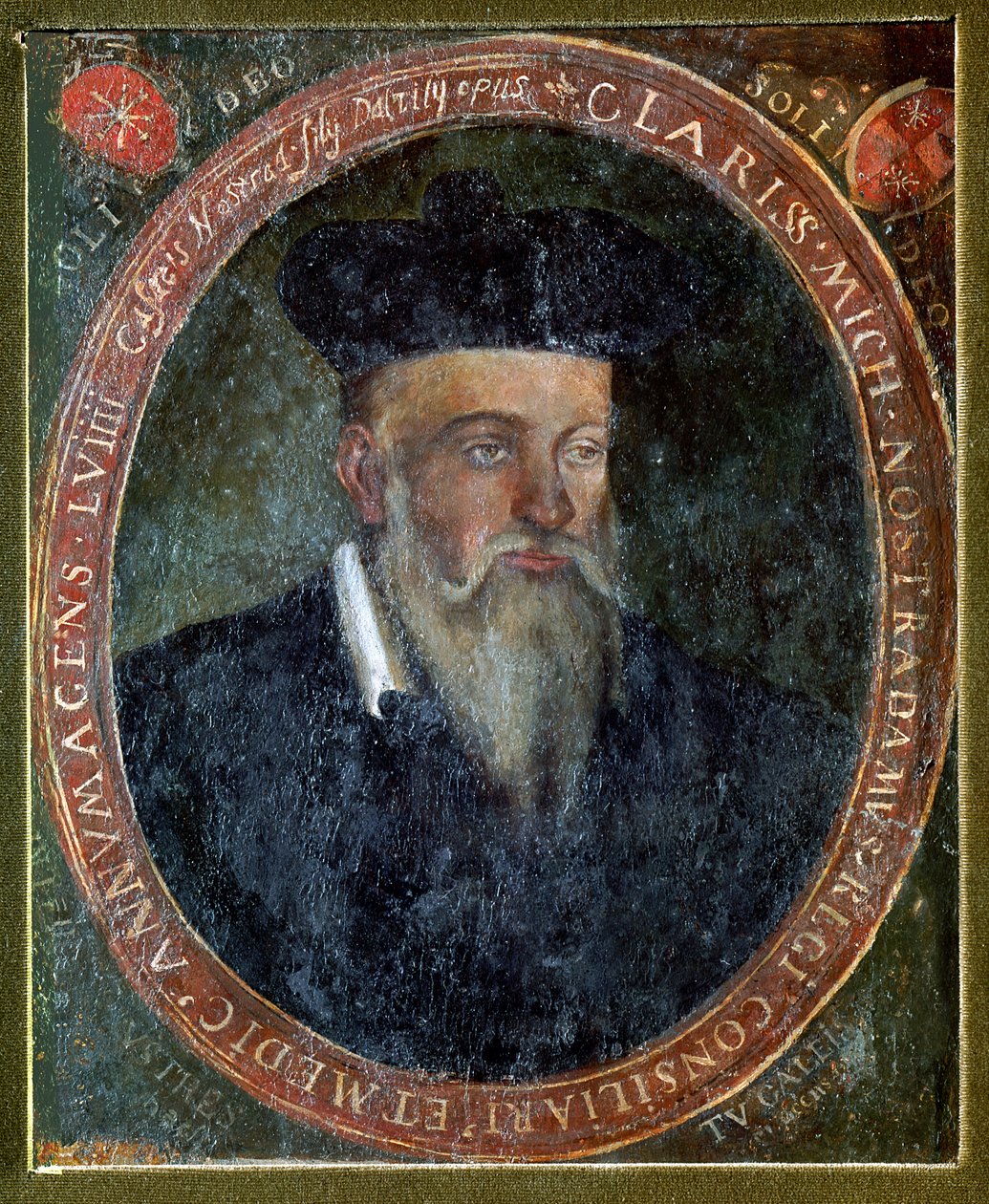 Portret Michela de Nostradame (1503-66) autorstwa Cesar Nostradamus