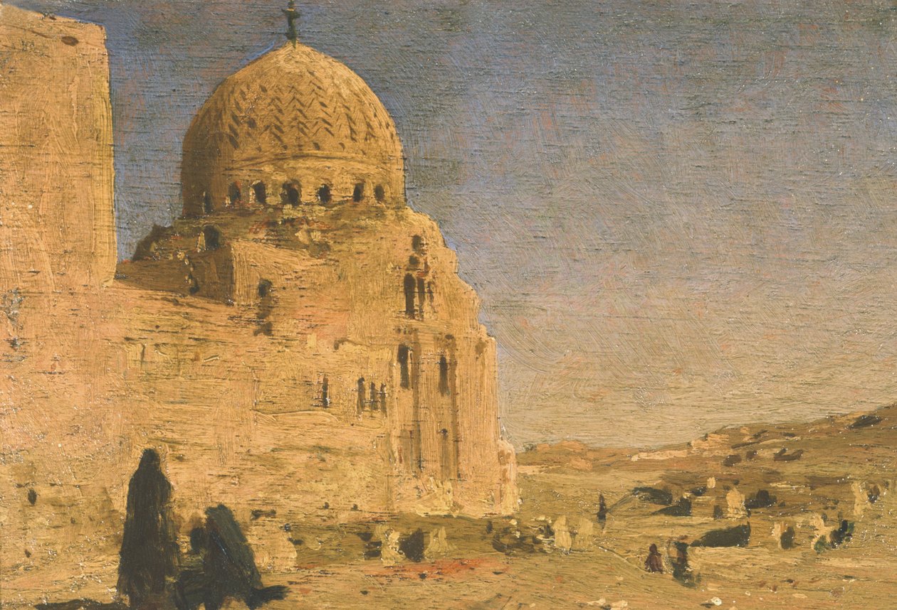 Meczet w arabskim mieście autorstwa Cesare Biseo
