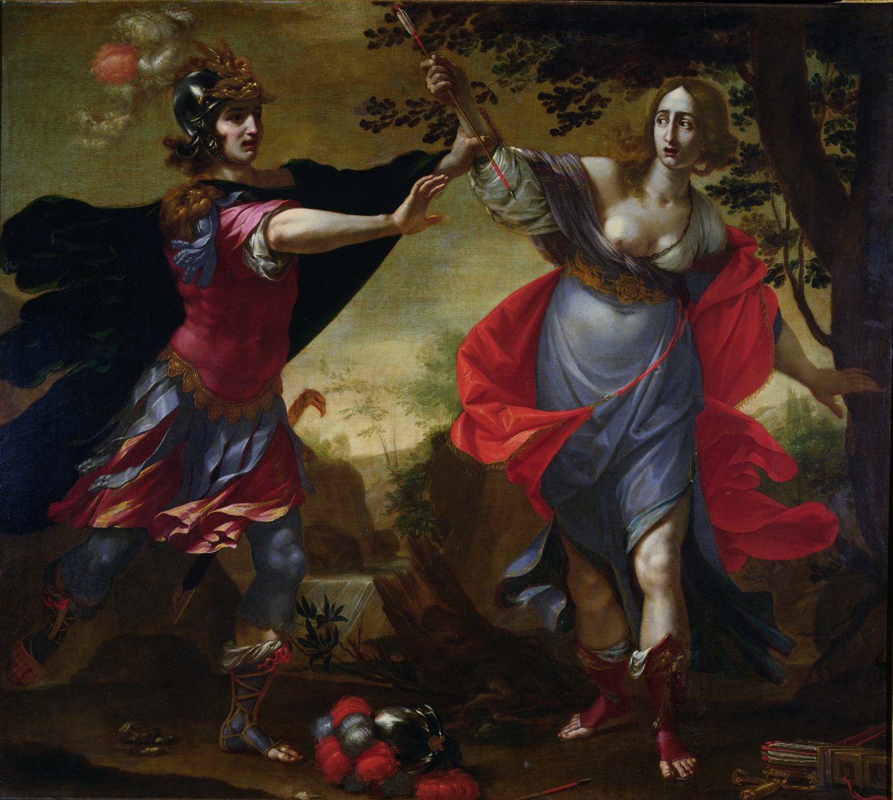 Rinaldo i Armida, ok. 1630-40 autorstwa Cesare Dandini