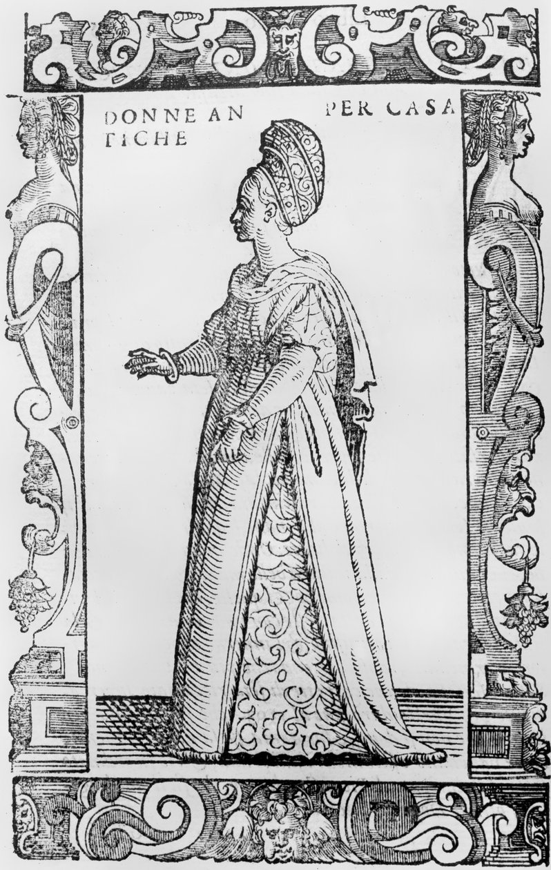 Pani domu, 1590 autorstwa Cesare Vecellio