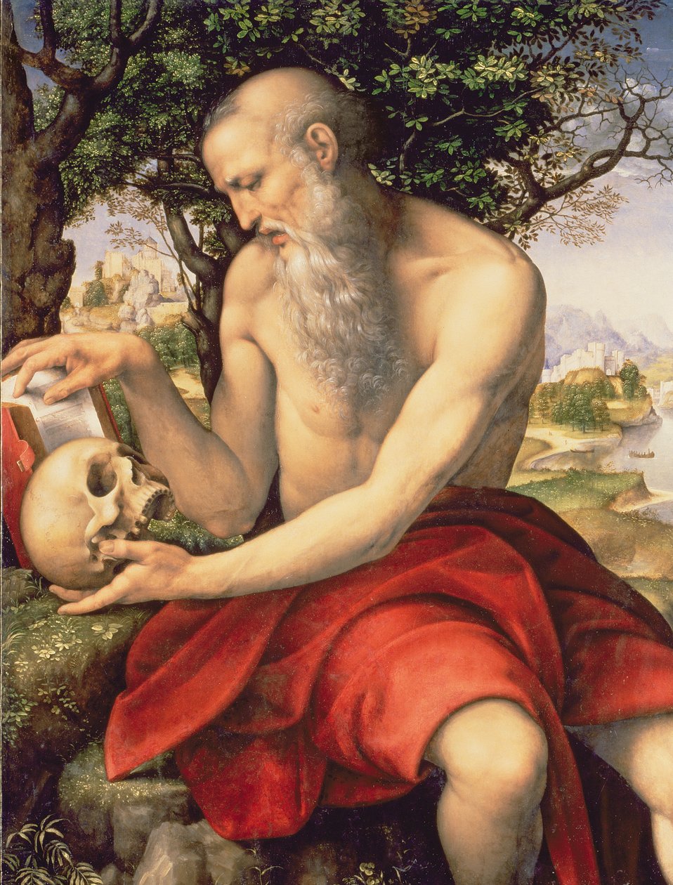 Św. Hieronim autorstwa Cesare da Sesto