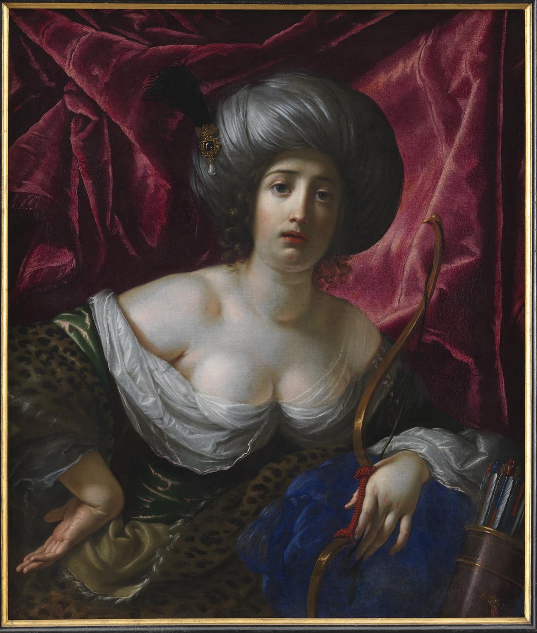 Kobieta przedstawiona jako bogini Diana autorstwa Cesare Dandini