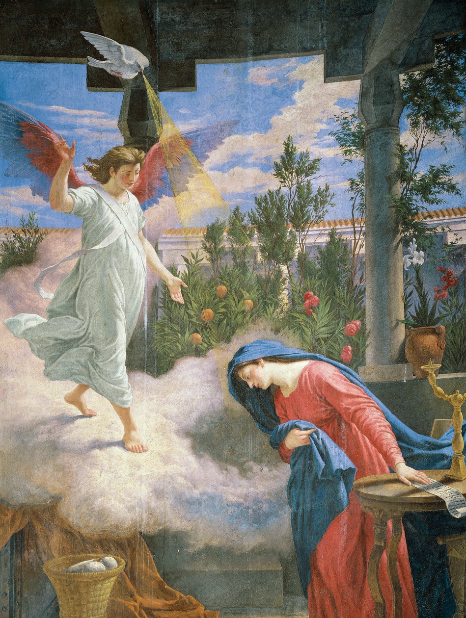 zwiastowanie autorstwa Cesare Mariani