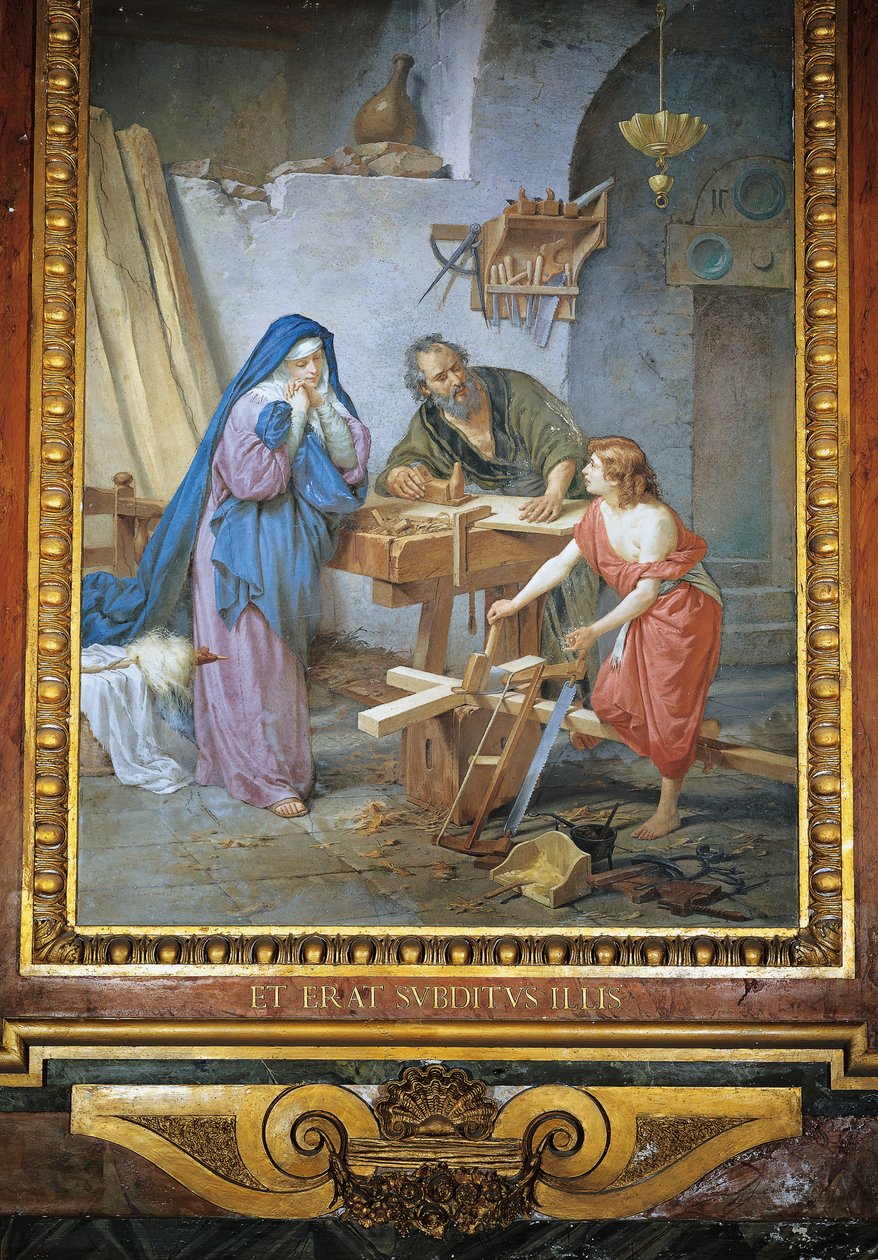 Święta Rodzina z Nazaretu autorstwa Cesare Mariani