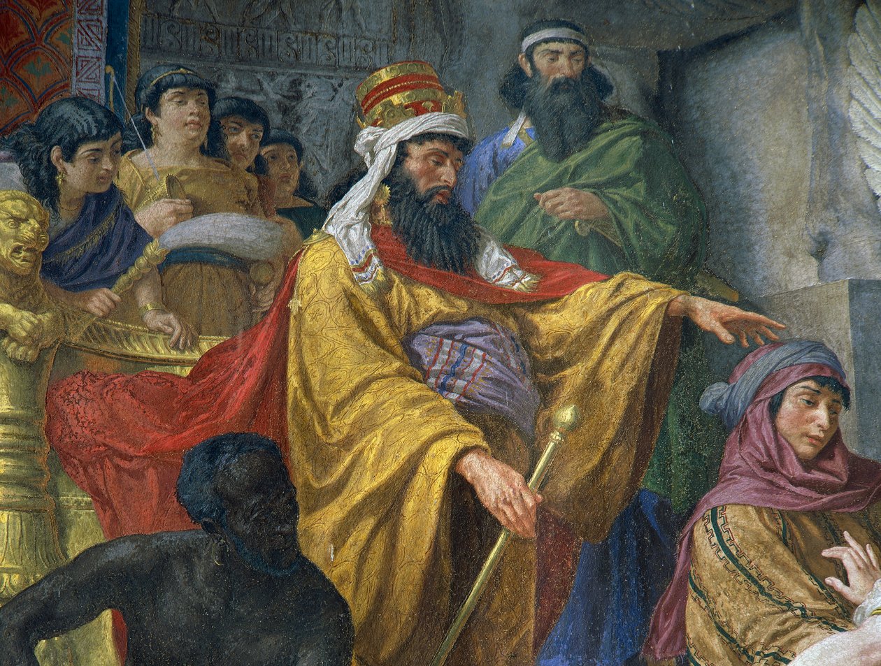 Król Aswerus z Persji autorstwa Cesare Mariani
