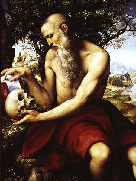 St. Jerome, c.1507-12 (olej na desce) autorstwa Cesare da Sesto