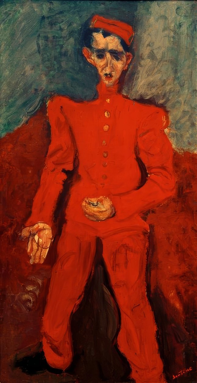 Ch. Soutine, Page im Maxim’s autorstwa Chaim Soutine