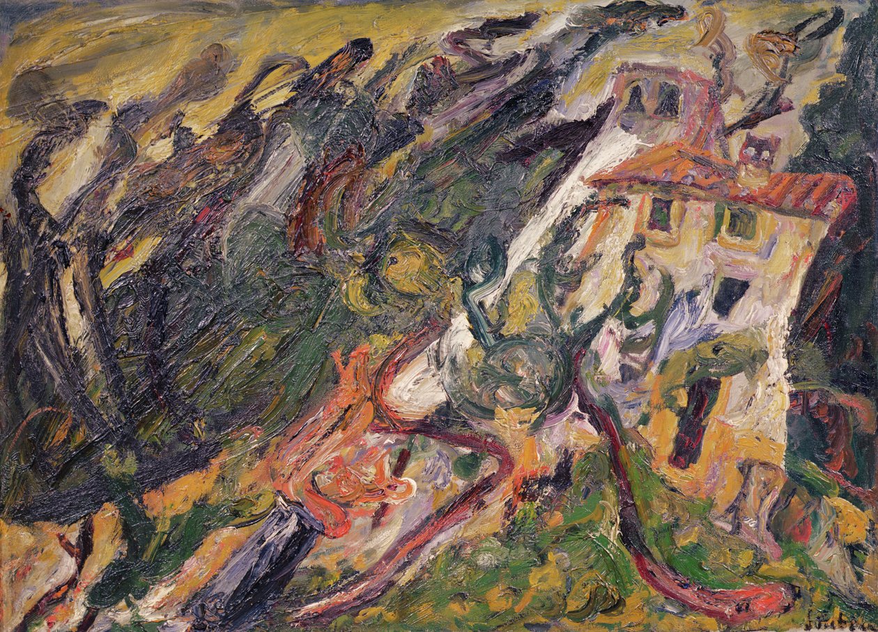 Wąwóz Loup sur Vence, ok. 1923 autorstwa Chaim Soutine