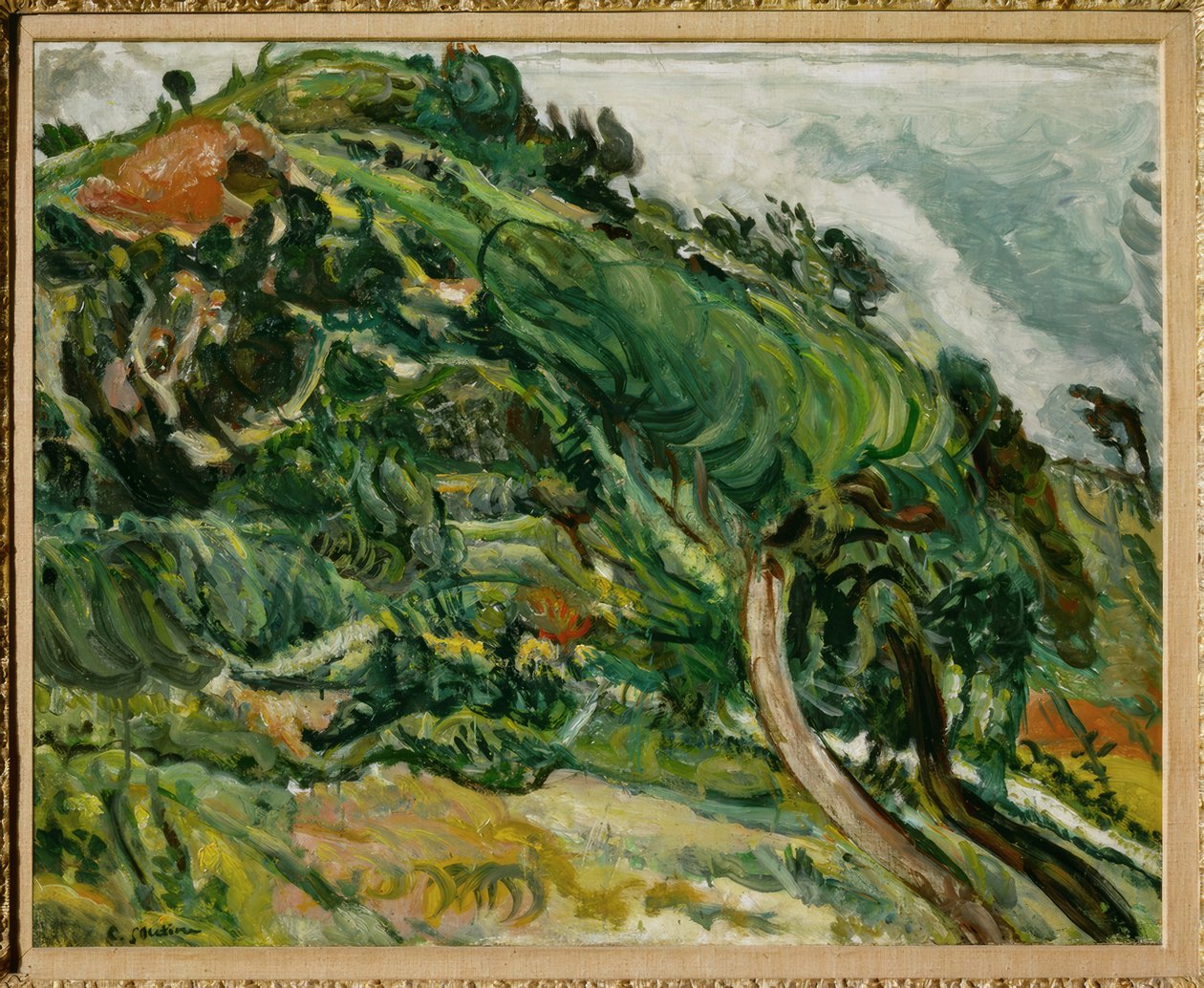 Krajobraz z drzewami autorstwa Chaim Soutine