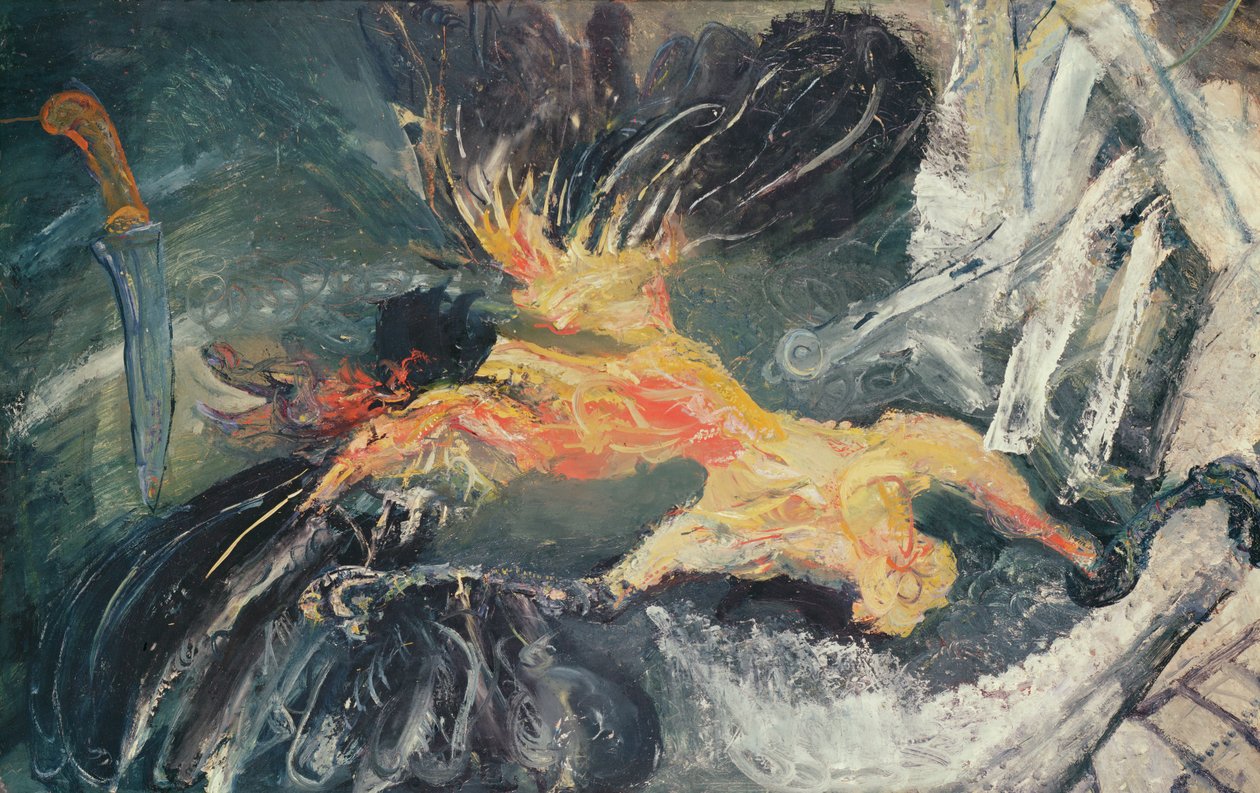 Drób, ok. 1925-26 (olej na tekturze) autorstwa Chaim Soutine