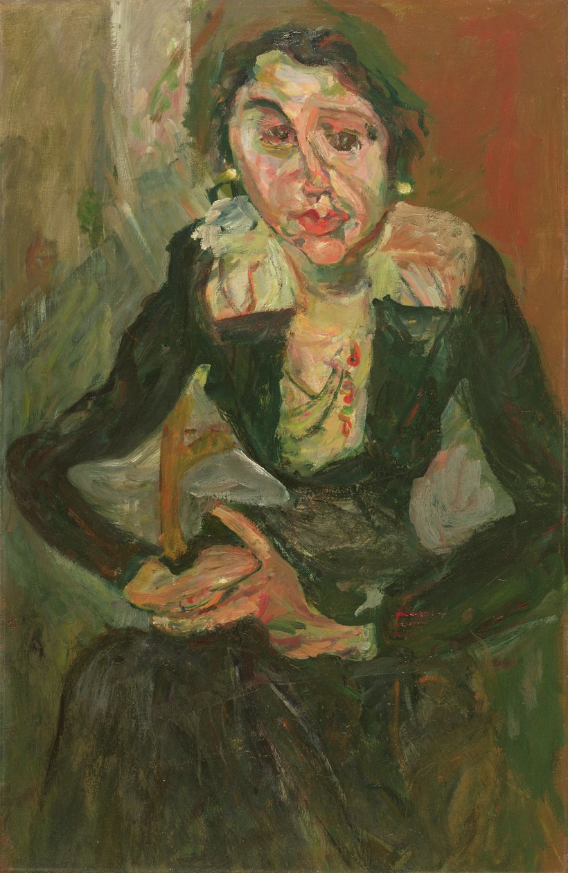 Zielona sukienka autorstwa Chaim Soutine